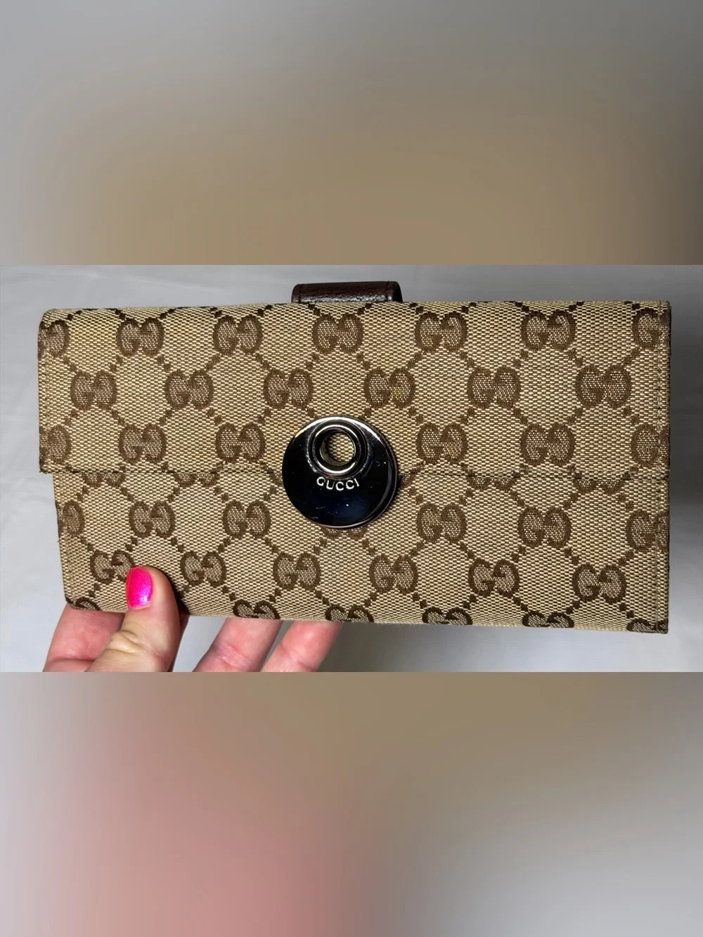 Gucci GG monogram eclipse continental wallet - Picture 2 of 16